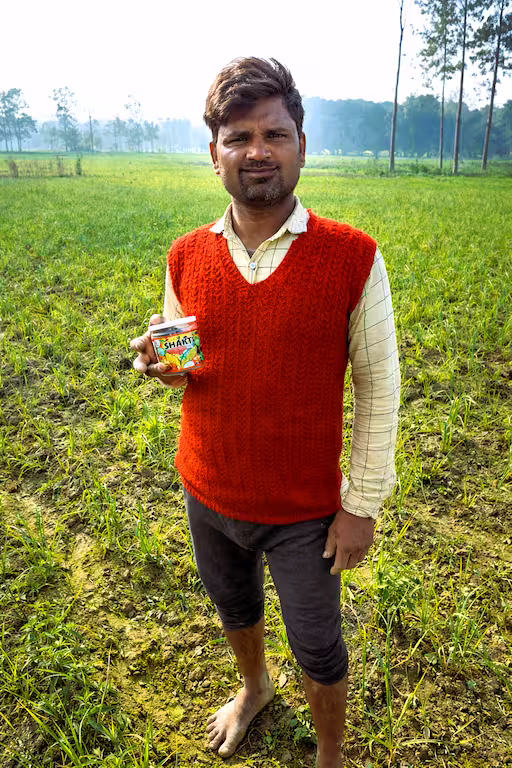 Shakti using farmer